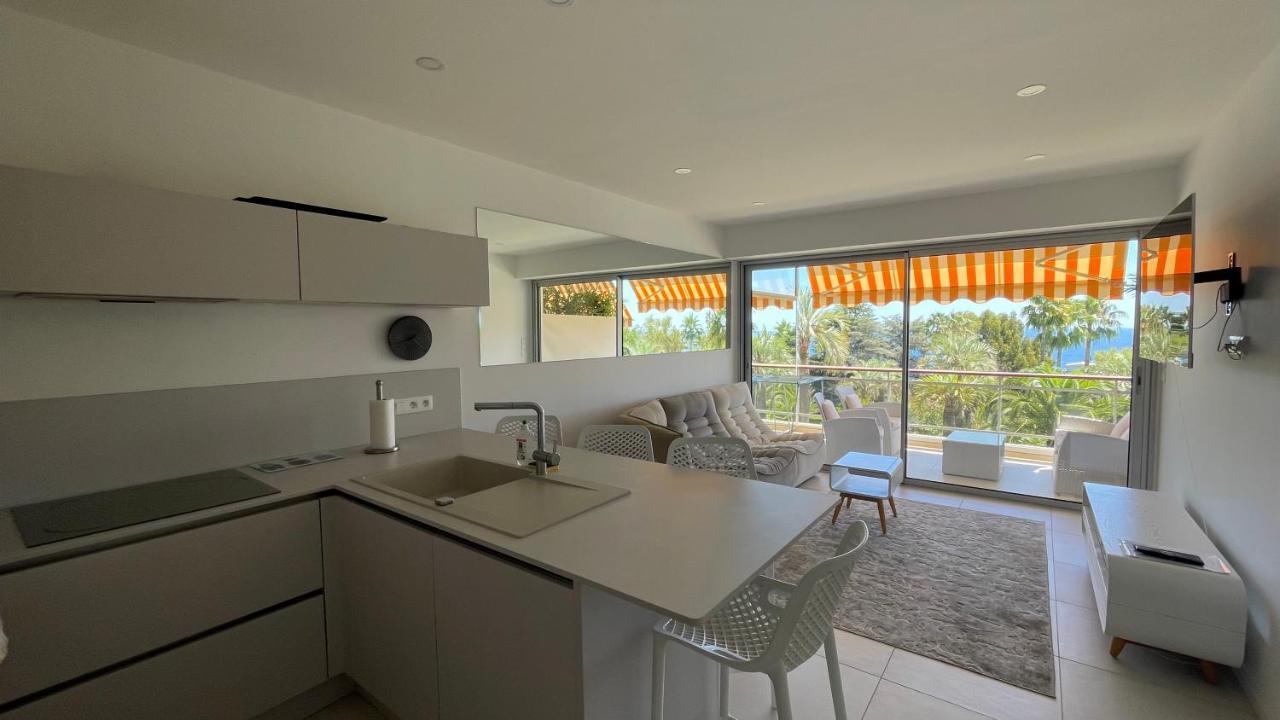 Appartement 2 Chambres Vue Mer Panoramique, Proche Croisette Cannes Vallauris Dış mekan fotoğraf