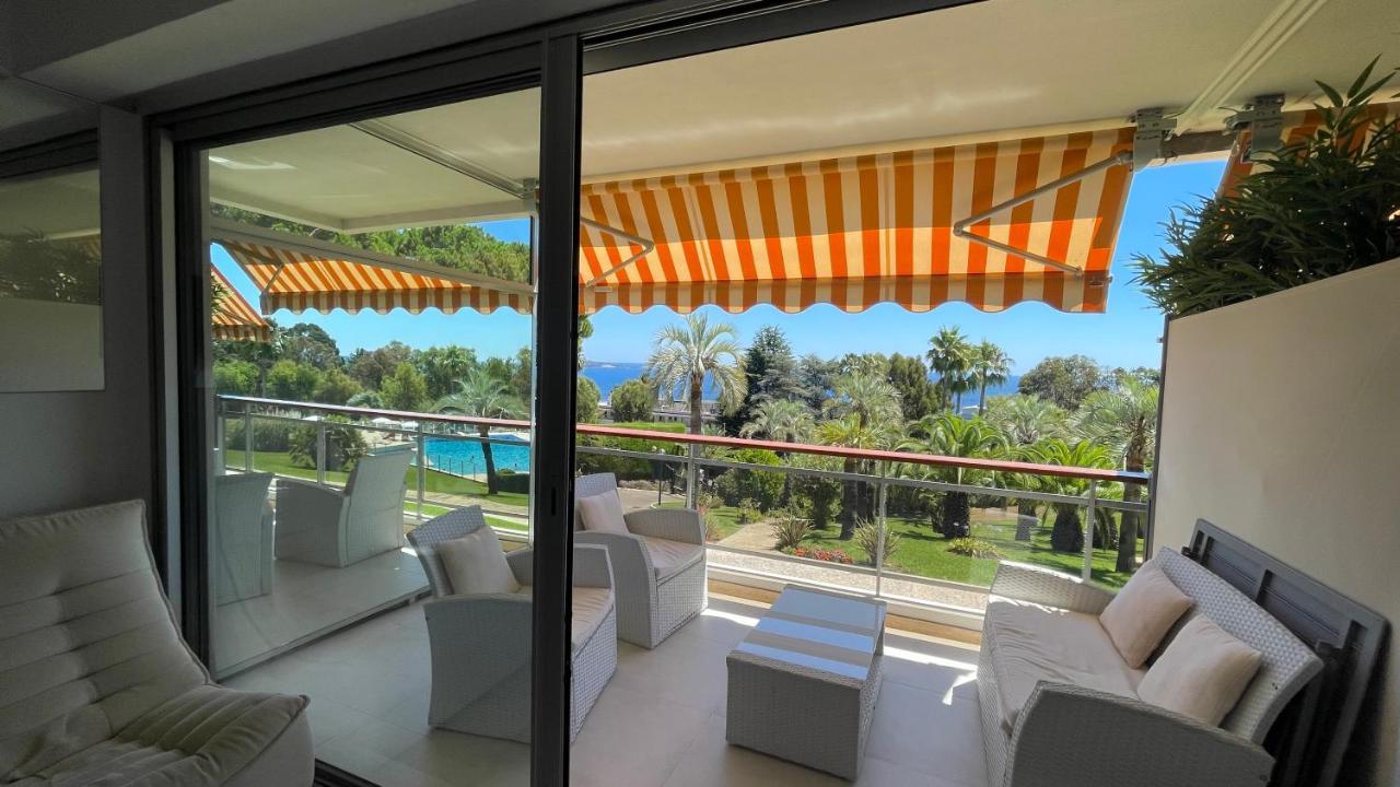 Appartement 2 Chambres Vue Mer Panoramique, Proche Croisette Cannes Vallauris Dış mekan fotoğraf