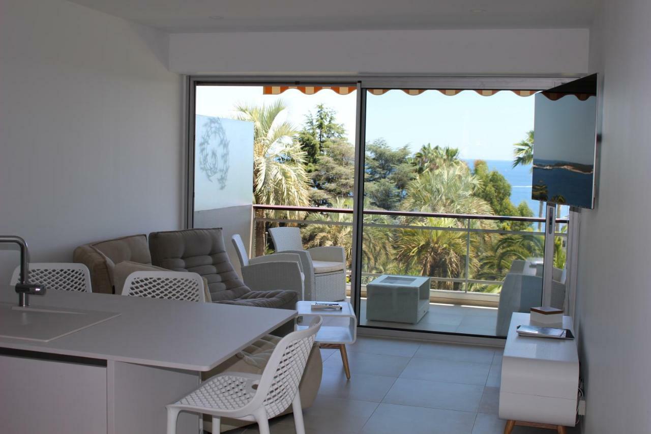 Appartement 2 Chambres Vue Mer Panoramique, Proche Croisette Cannes Vallauris Dış mekan fotoğraf